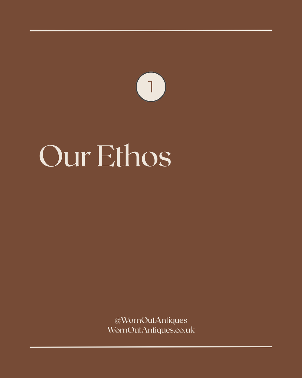 Section title: Our Ethos