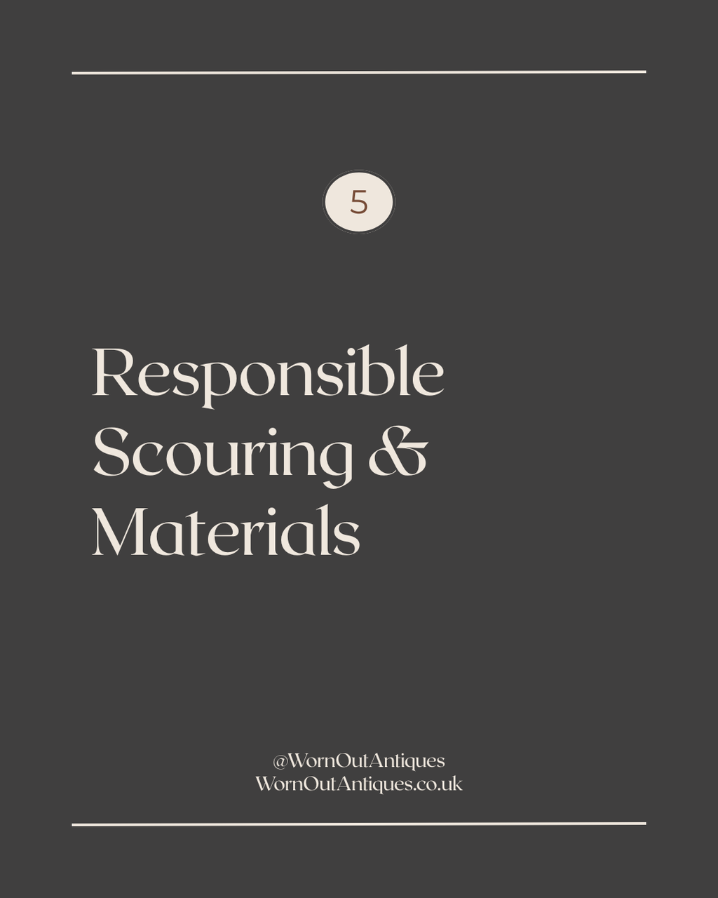Section title: Responsible Sourcing and Materials