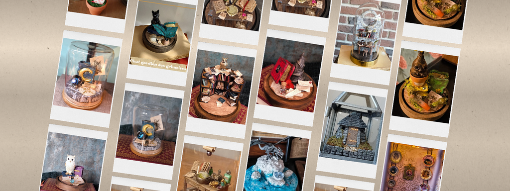 Boutique – Créations miniatures magiques | Mon Placard Créatif.
Découvrez des créations miniatures artisanales : potions, grimoires, dioramas et objets magiques faits main. Univers poétique et enchanté.
