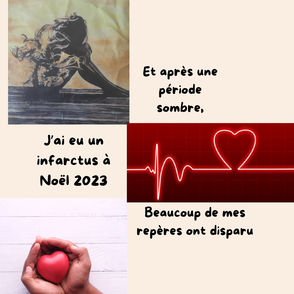 après une période sombre en 2023 j'ai eu un infarctus à noël beaucoup de mes repères ont disparu