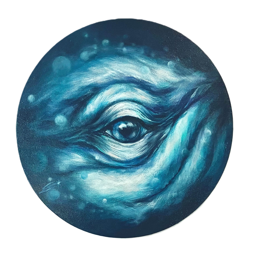 oeuvre oeil baleine artiste peintre animalier constance schroeder art totémique contemporain