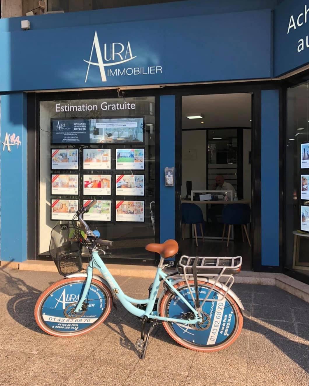 Kit publicitaire pour roue de vélo pour commerces, immobilier et événementiel