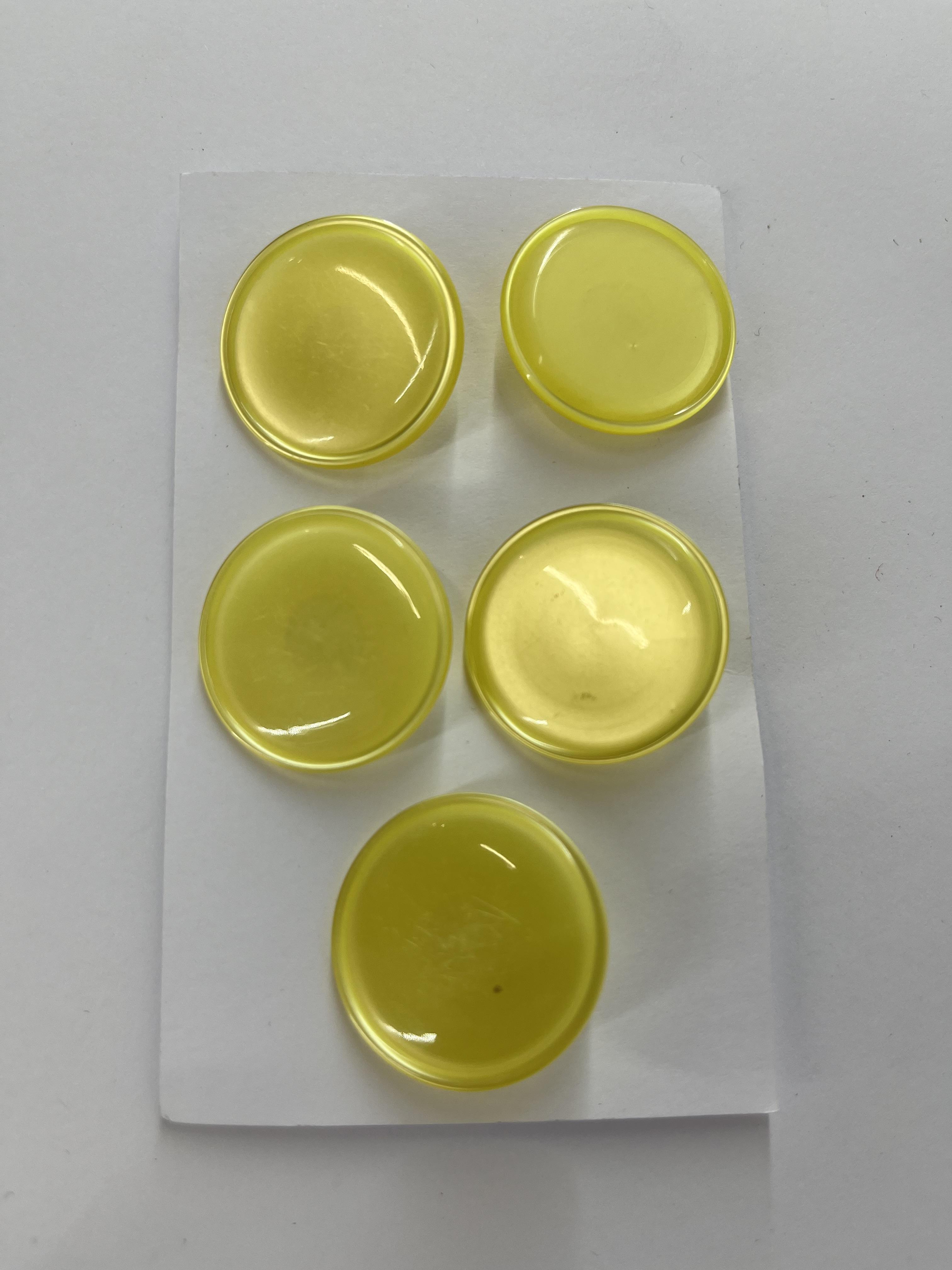 Vintage Buttons Yellow
