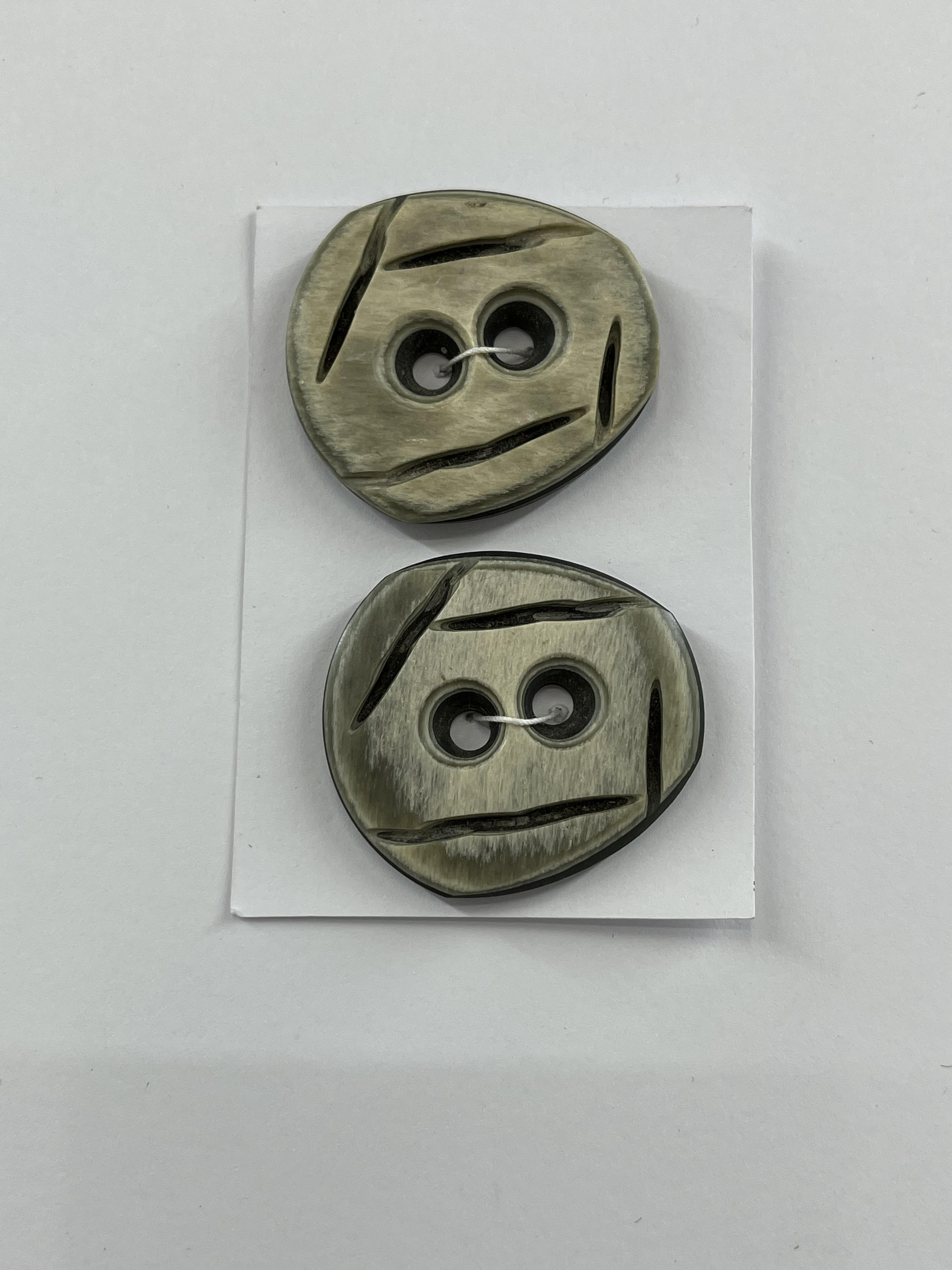 Vintage Buttons Grey