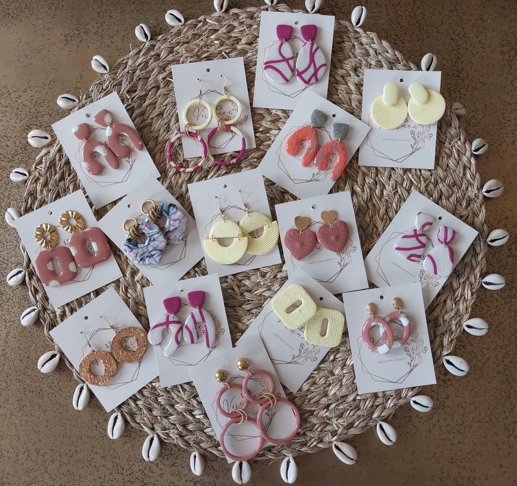 Bijoux en pâte polymère