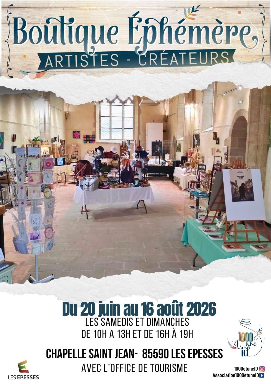 Boutique éphémère des Epesses