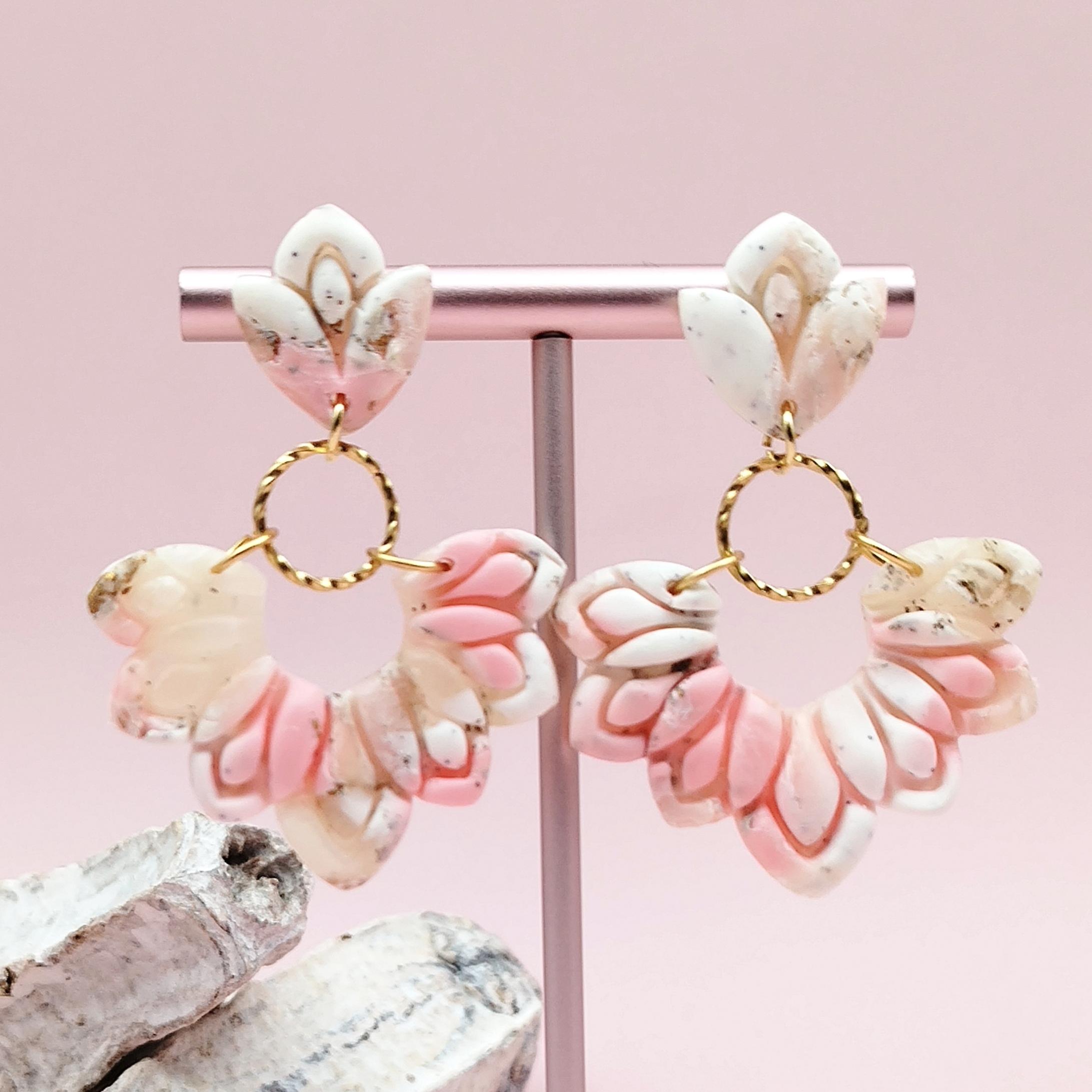 Collection Effet Marbre Blanc, Rose et Doré