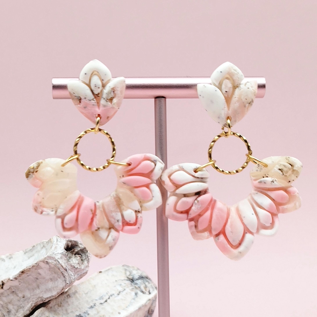 Collection Effet Marbre Blanc, Rose et Doré