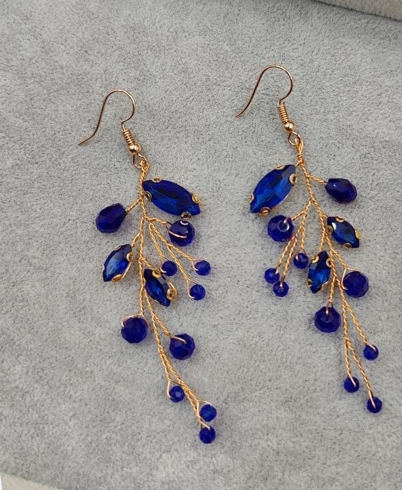 Boucles d'oreilles fait main pour mariage, shooting ou tout autre évènements