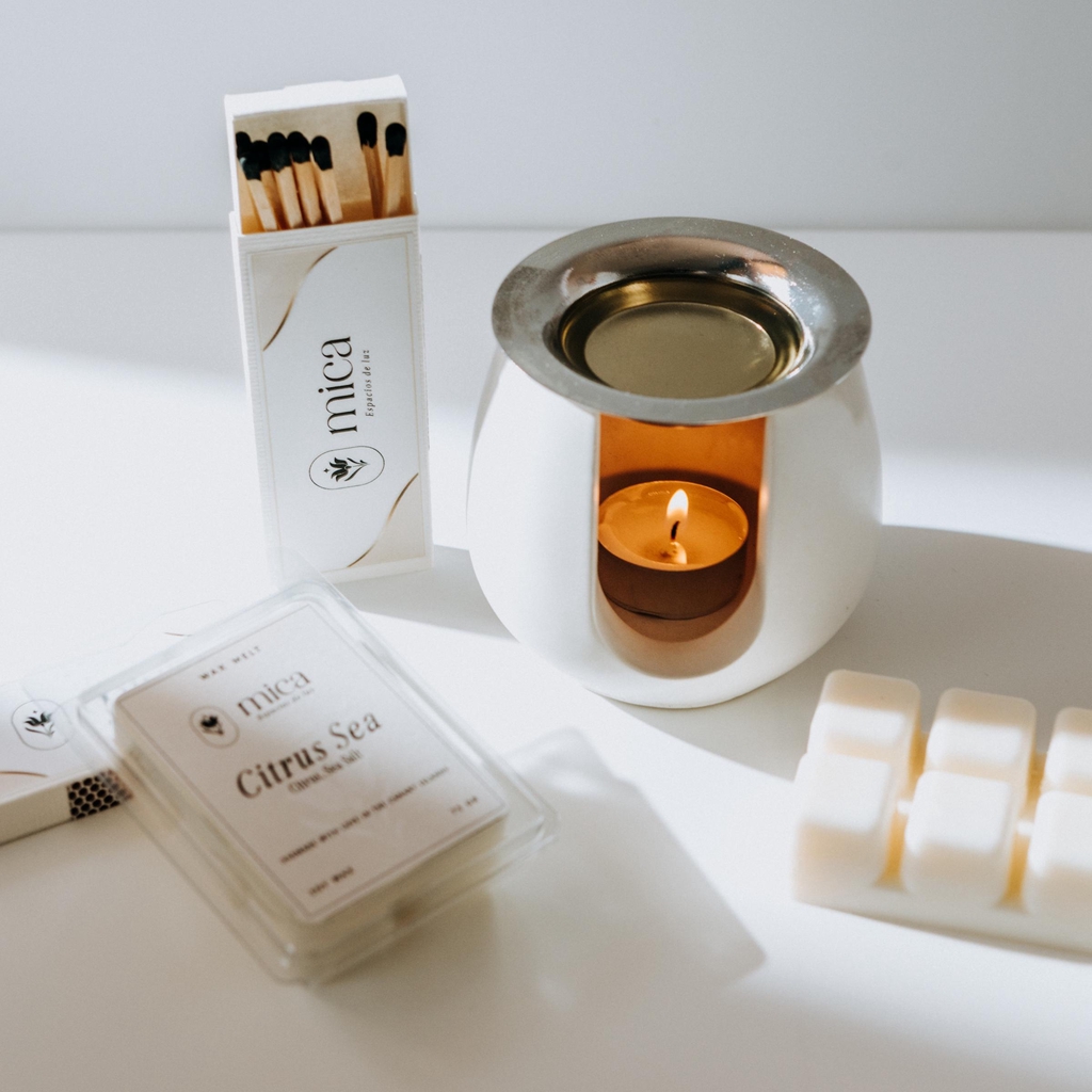 Wax melts 100% cera de soja. 