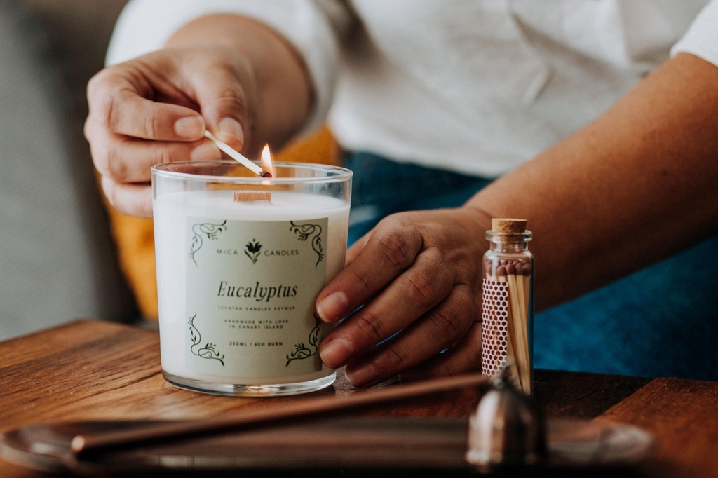 Velas de soja en Tenerife