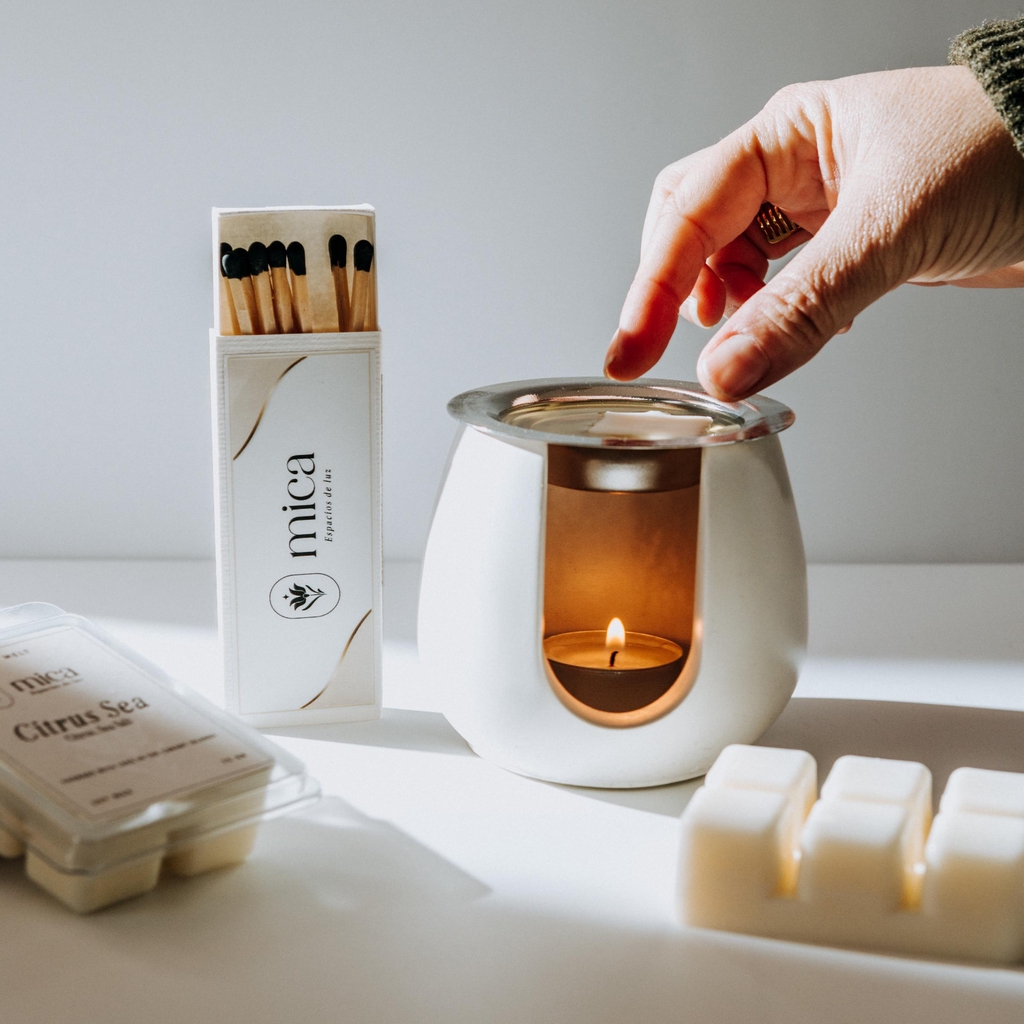 Wax melts artesanales de cera de soja/cera aromáticas para quemador/ tabletas de cera perfumadas/hecho a mano