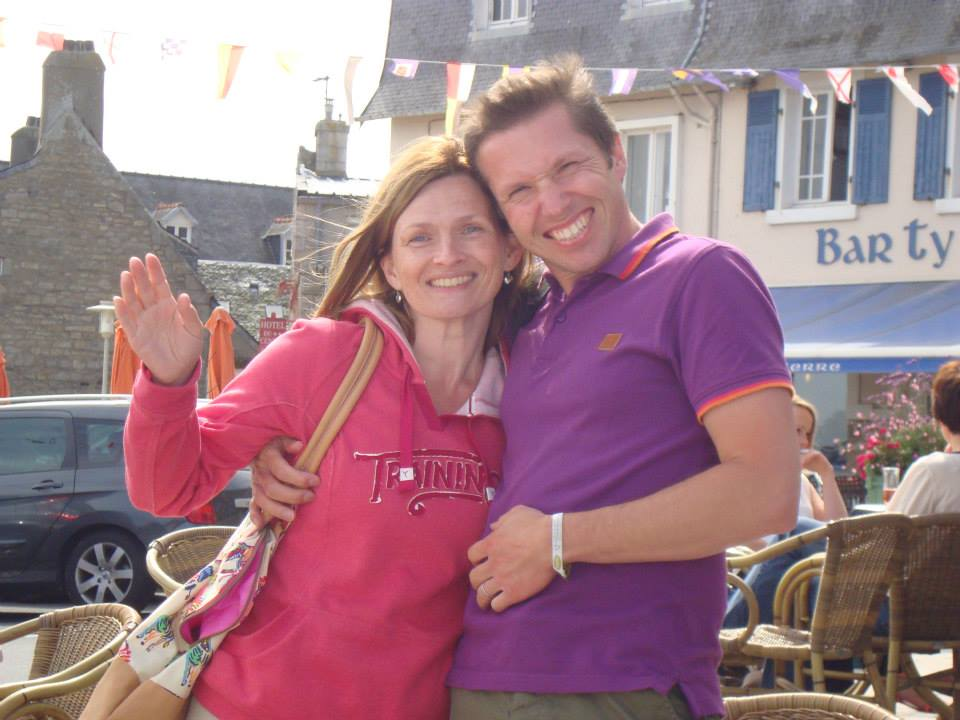 Picture of the owners of natural soy candle shop, Julia & Ray