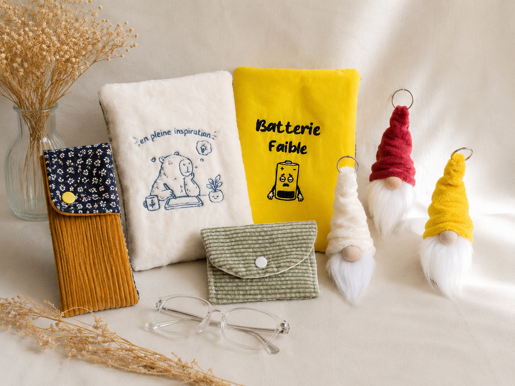 Découvrez nos accessoires artisanaux, cousus avec passion.