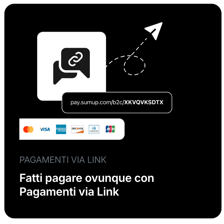 sumup pagamenti via link per farti pagare a distanza ovunque