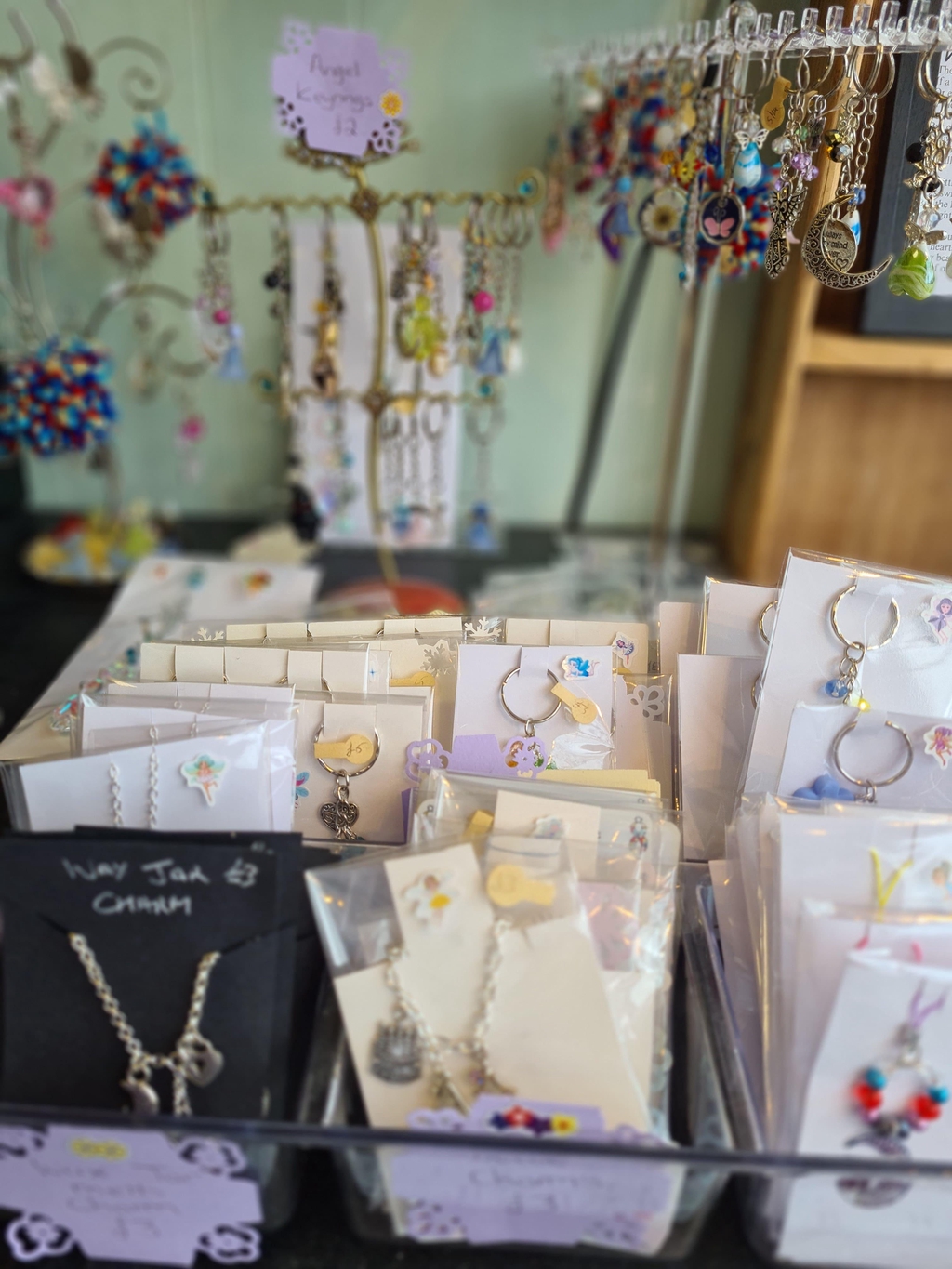 handmade suncatchers, keyrings and all things sparkly from Magical Fairy Creations