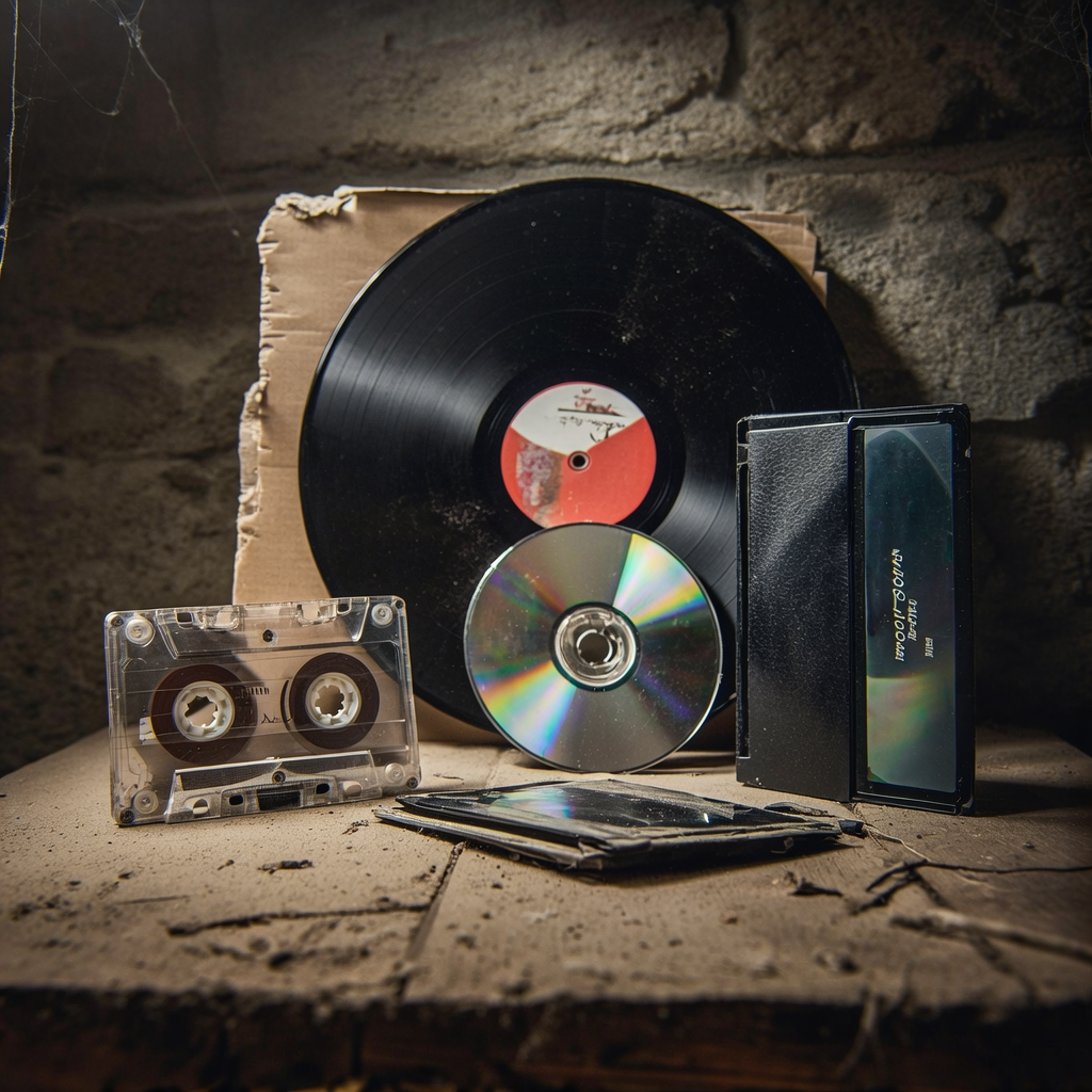 CD, MC, DVD, Vinyl