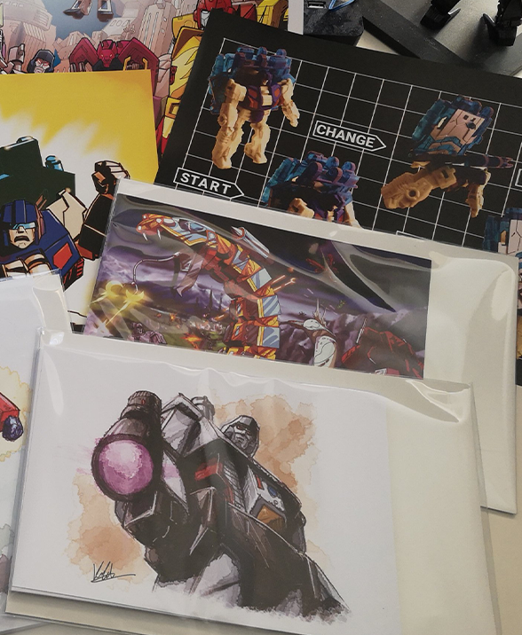 A5 art prints on high quality stock.