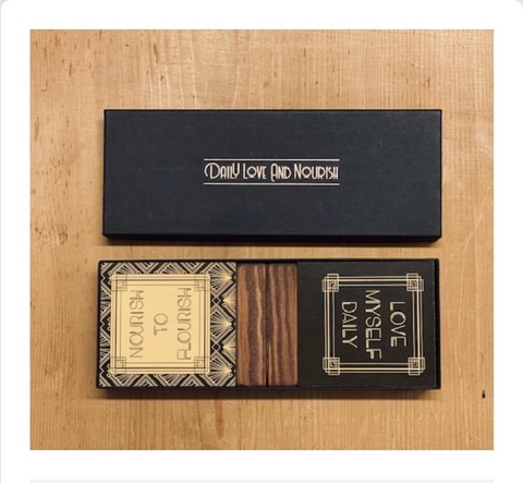 Affirmation card box