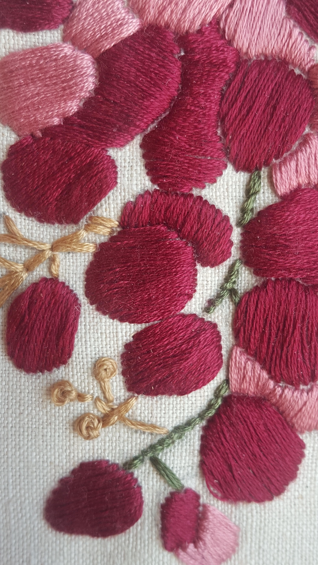 Détail de broderie - Collection Garancia - Atelier Au petit brin de Maille