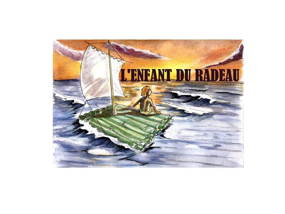 L'enfant du radeau illustré