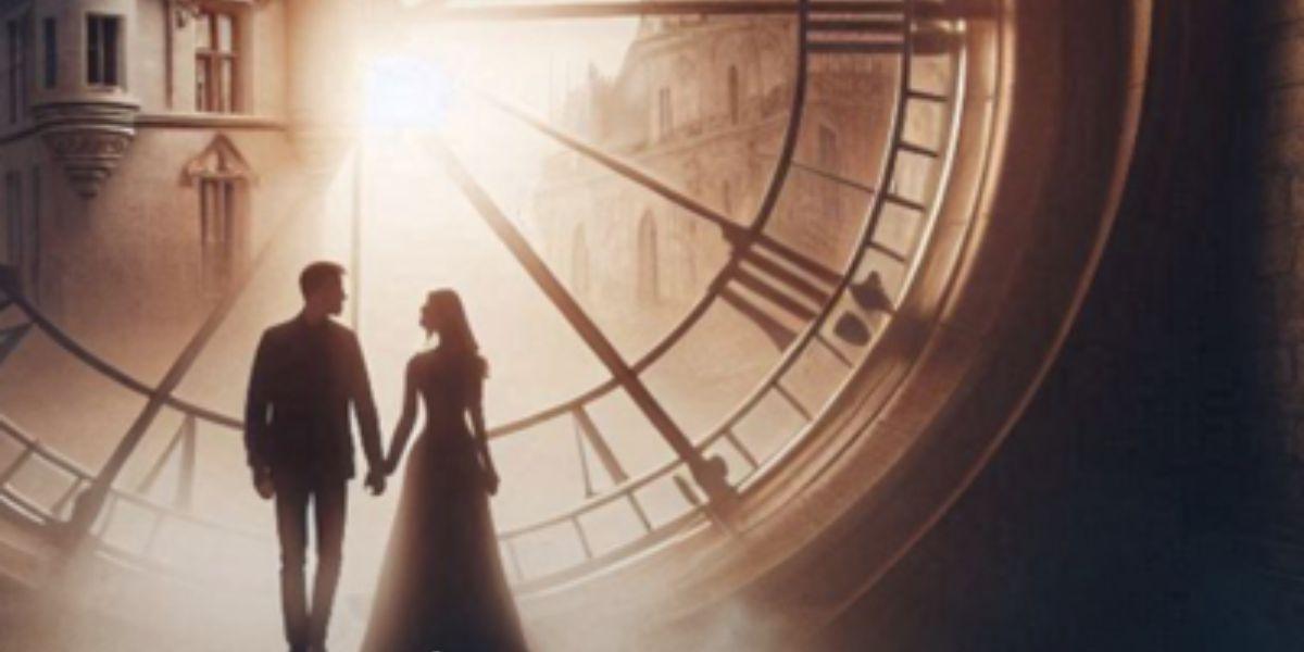 Couverture de la saga de romance historique "Les échos du temps" de l'écrivaine Angélique Vanhecke.