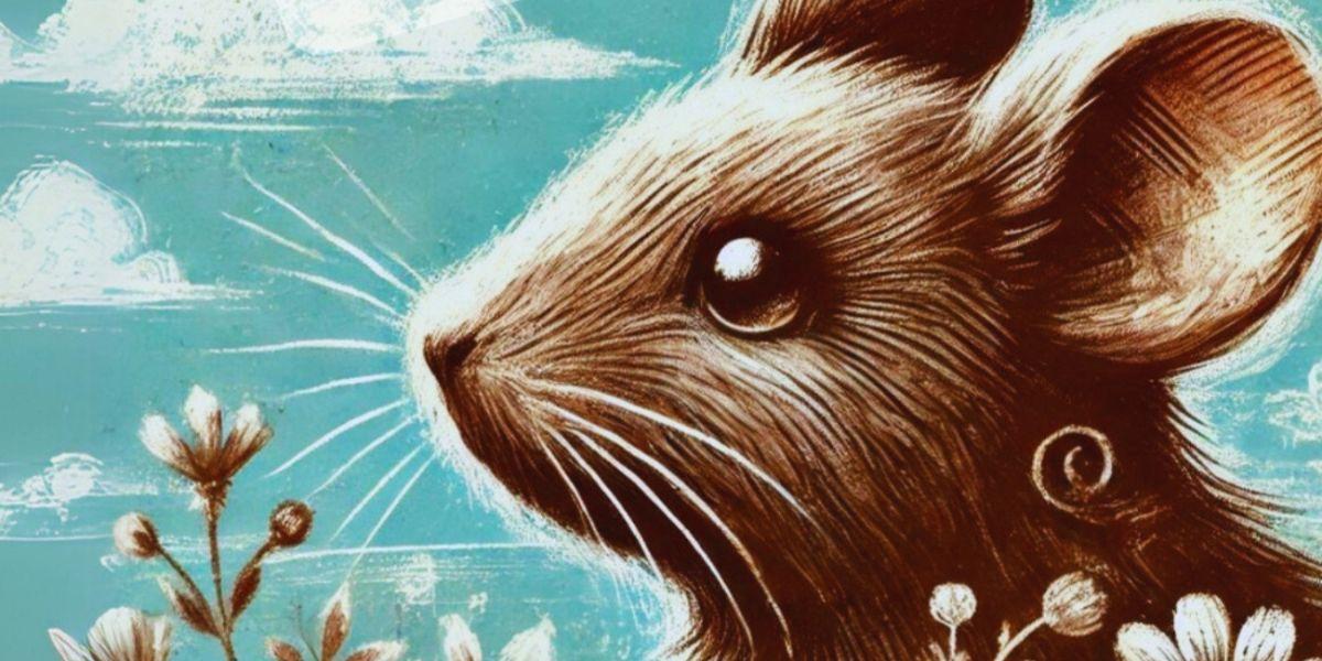 Couverture du conte jeunesse "Faé, la souris qui devient une fée" de l'écrivaine Angélique Vanhecke.