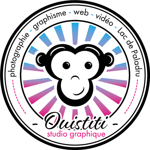 Badge Ouistiti - studio graphique