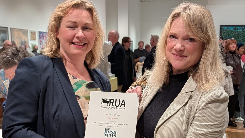 Denise McAuley (Artist) & Helen McGurk (Irish News)