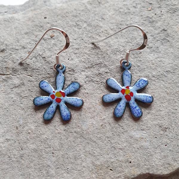 Earrings - enamelled