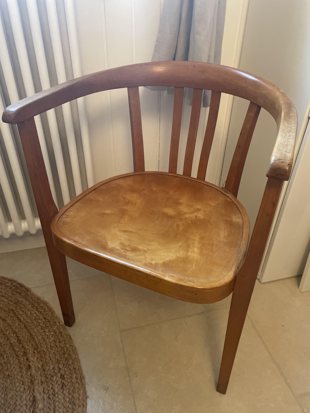 Fauteuil bois Vintage
