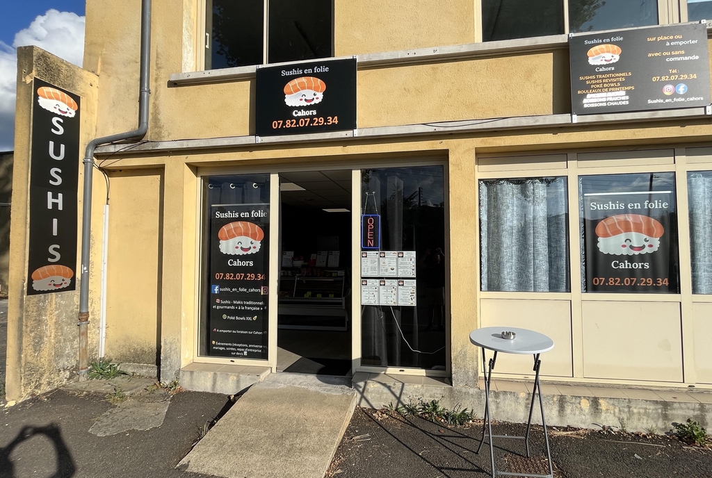 sushi shop Cahors terre rouge dans le lot
