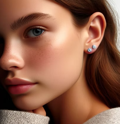 Stainless steel comfort back stud earrings designed for secure, hypoallergenic everyday wear
