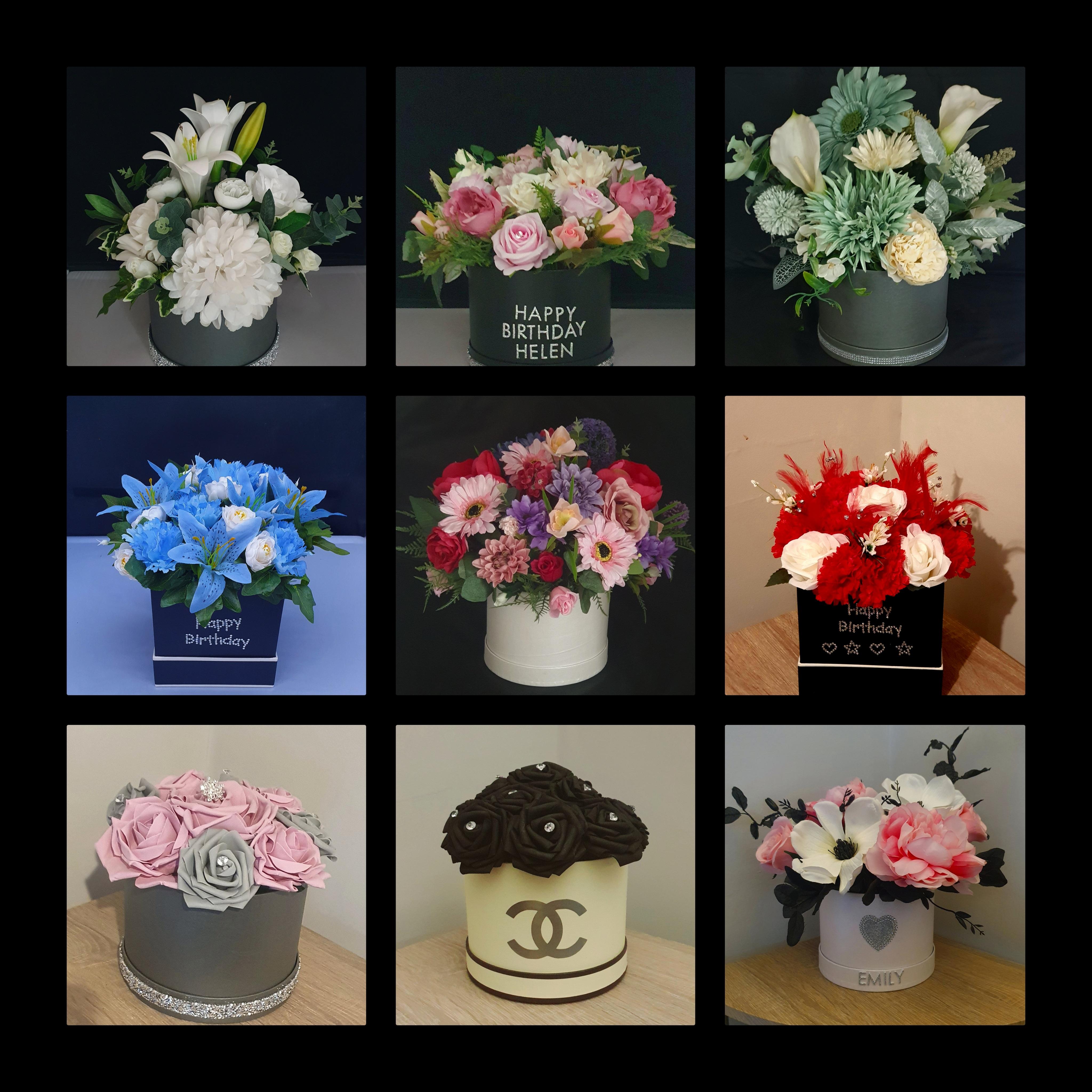 Floral Hat Boxes