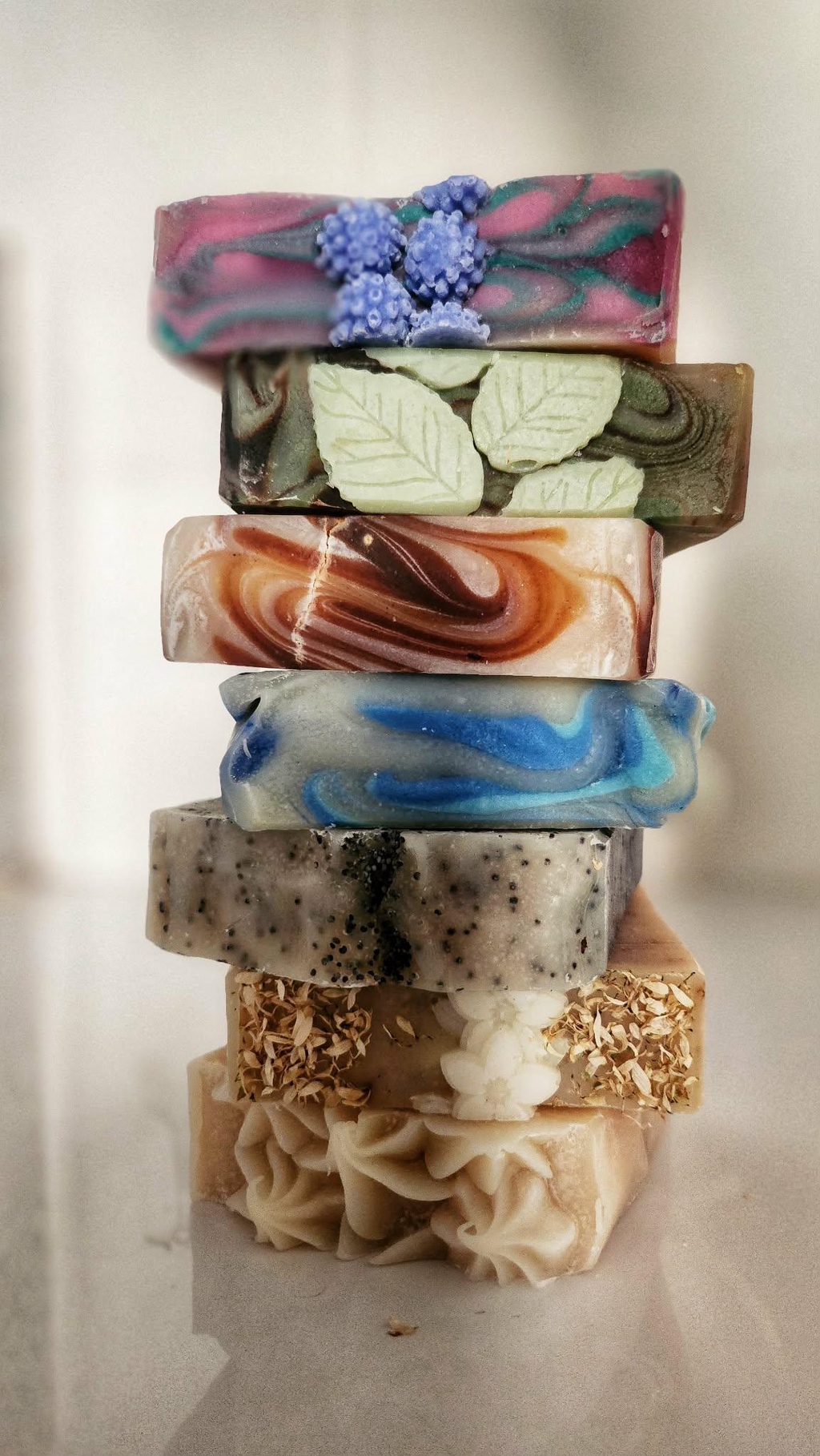 gamme de savon chèvribulles, savon solide, savon naturel, savon au lait de chèvre