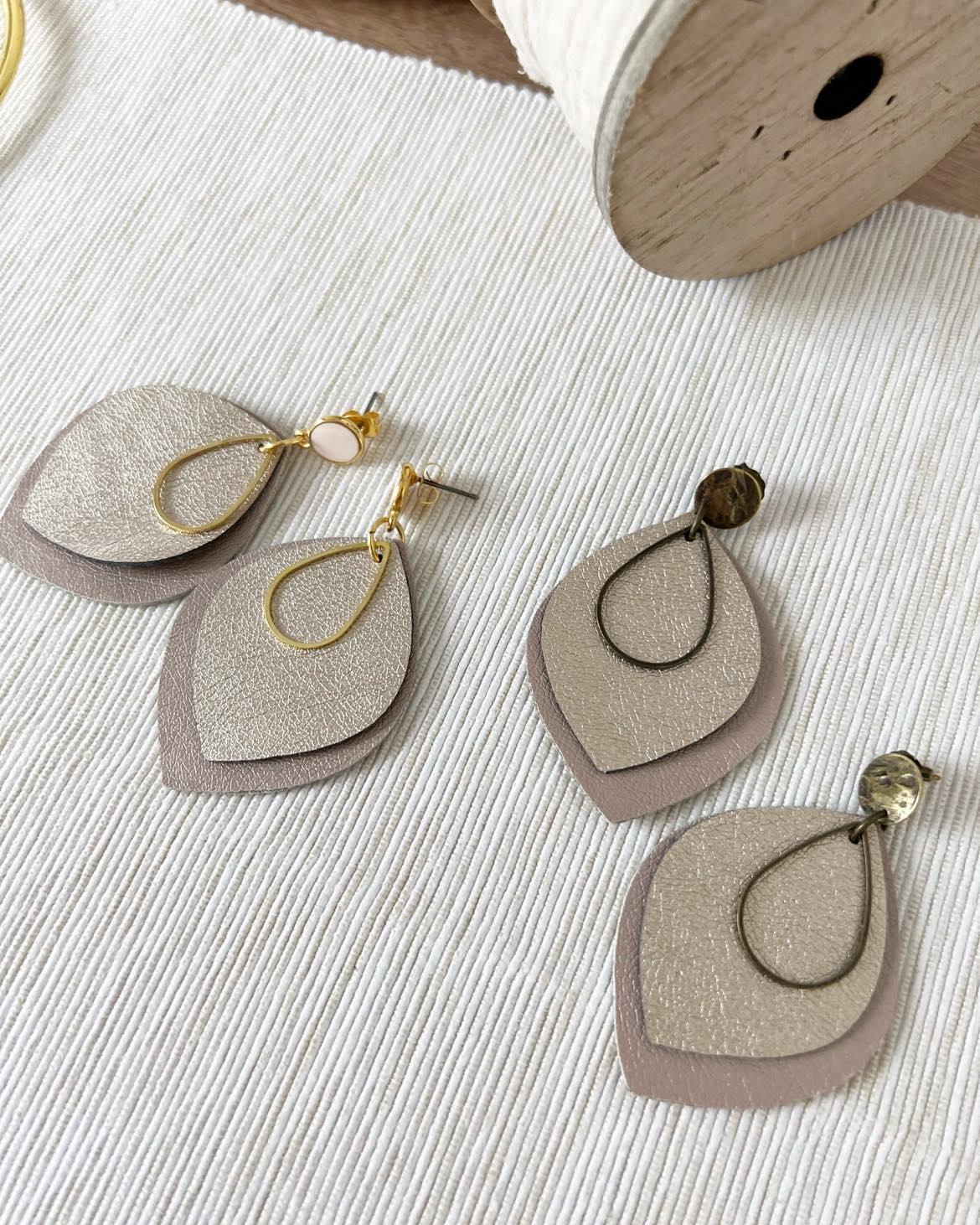 Bijoux cuir recyclés
