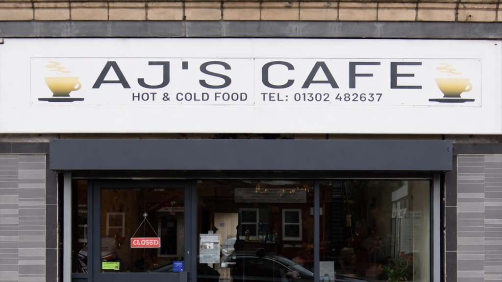 AJ's Cafe shop front