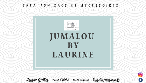 Jumalou By Laurine.
Sacs à Mains et accessoires textile.