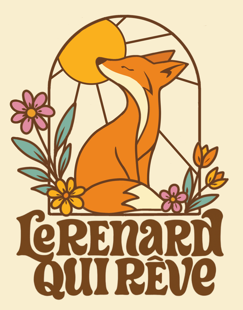 ✨ Vitrail poétique, entre folk 🌼et sauvage 🦊