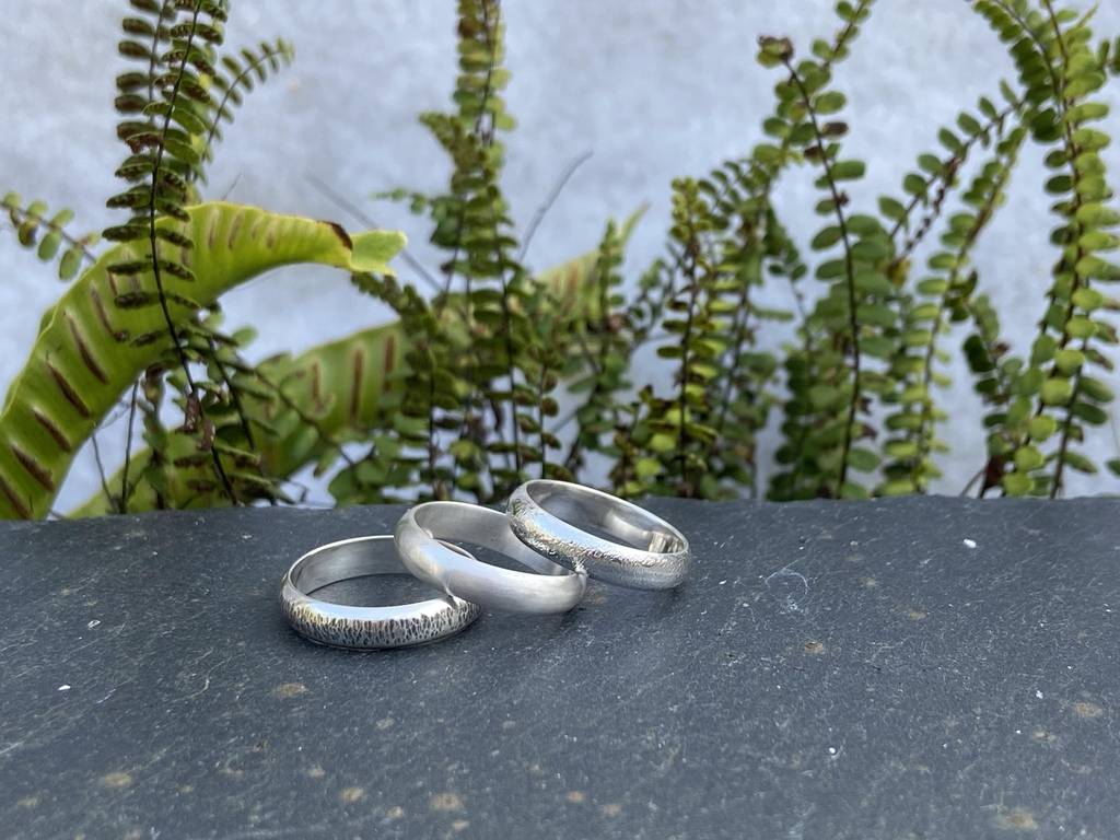 Photo of silver rings