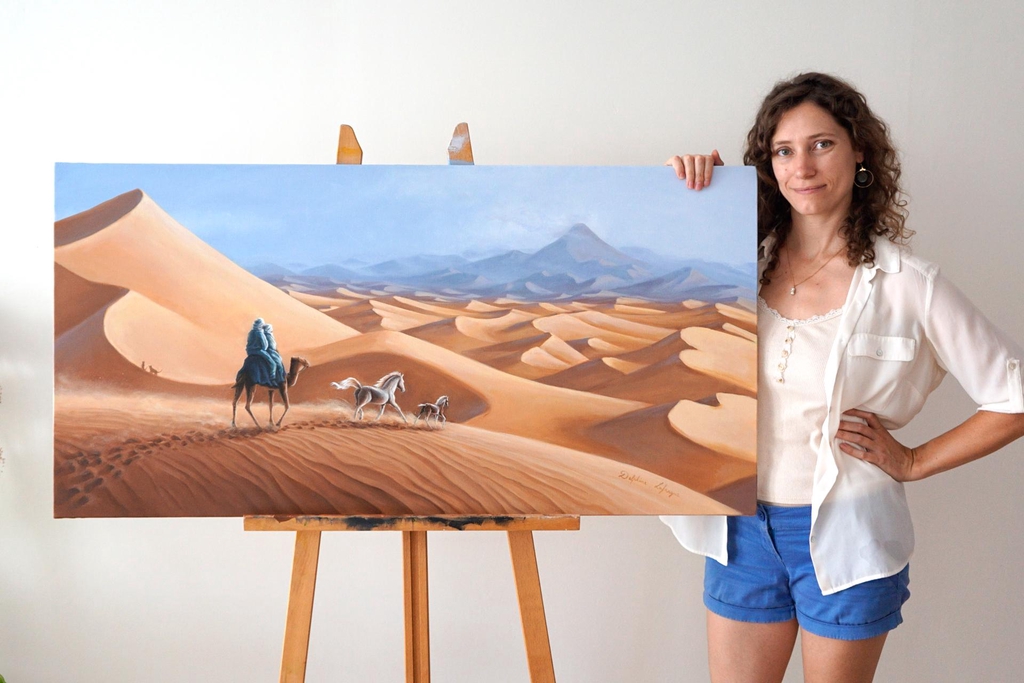 Art réaliste : paysages, souvenirs de voyage