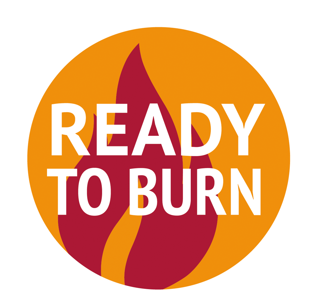 Ready to Burn Logo. Cornish Firebox, Nansledan.
