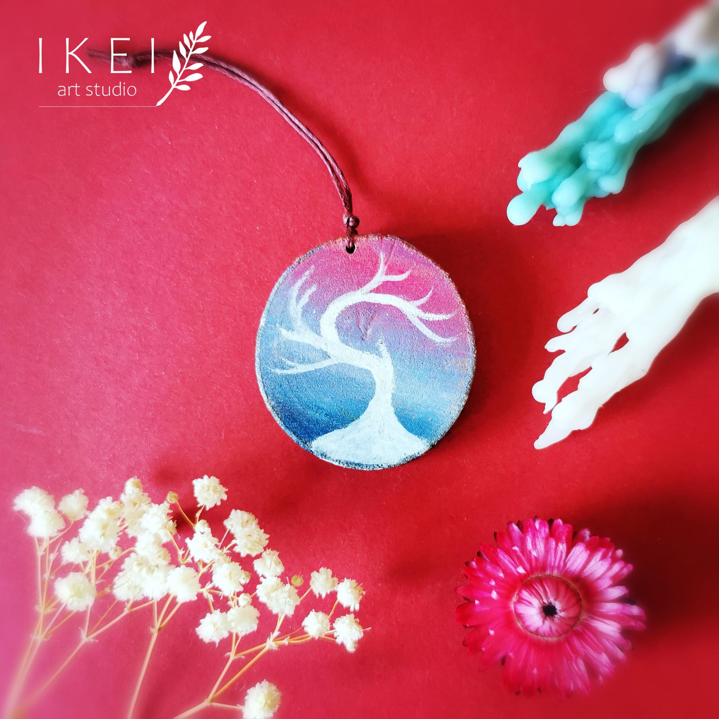 Handpainted trinkets to carry with you for good luck by IKEI art studio