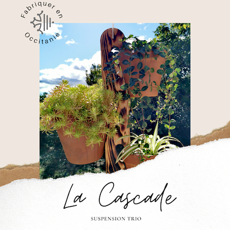 Suspensions Florales en bois