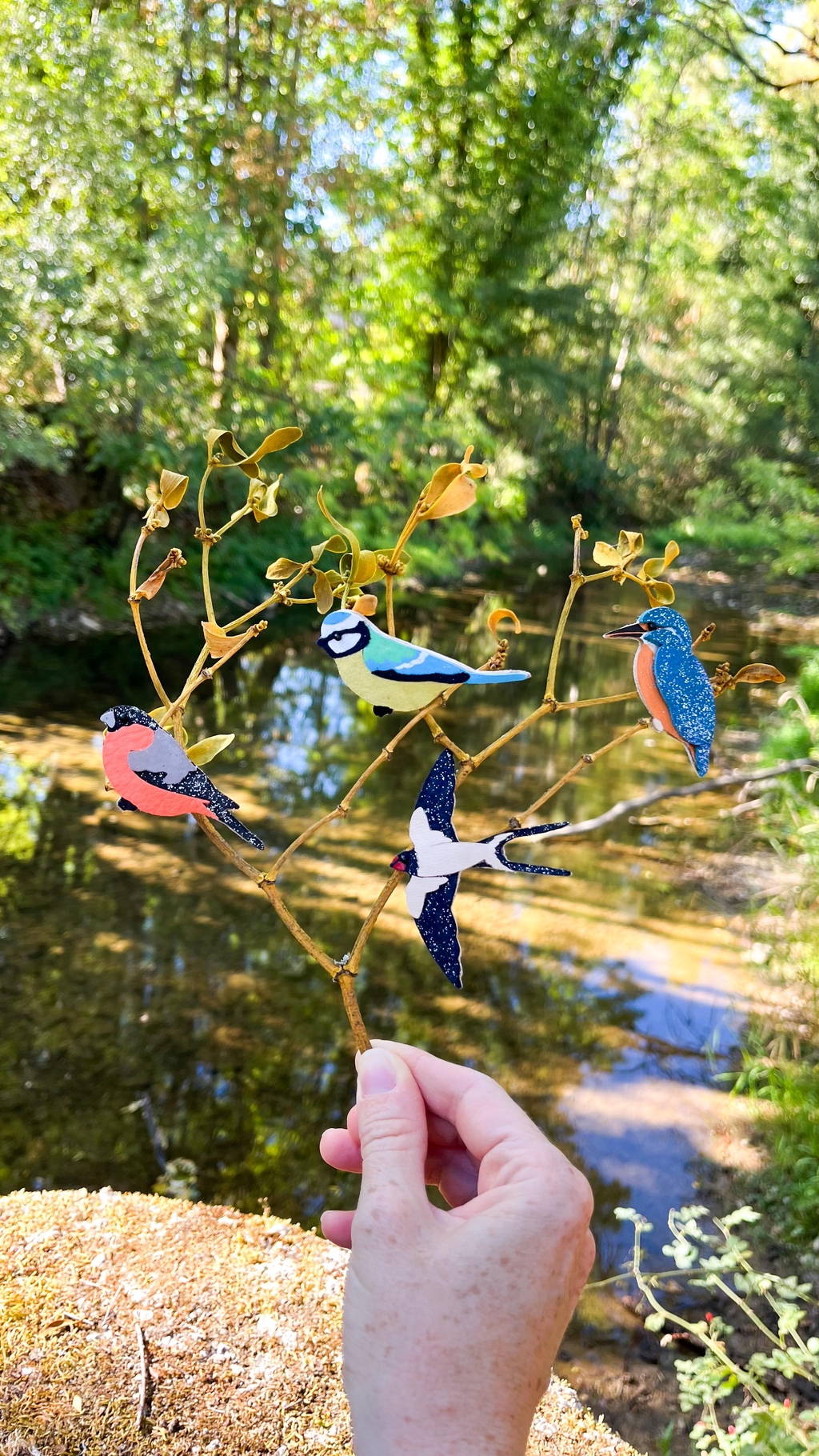 Bannière Le nid de la mésange, bijoux inspirés du vivant, à porter près du cœur.