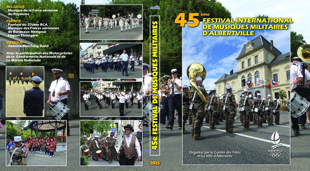 Festival de Musiques Militaires N°45 DVD du Comité des fêtes d'Albertville.