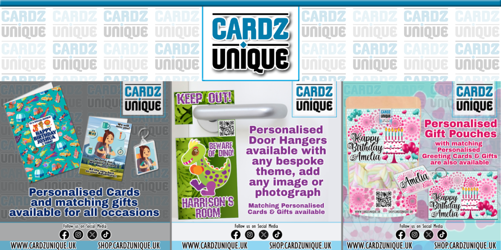 Exclusive Personalised Greeting Cards & Matching Gifts