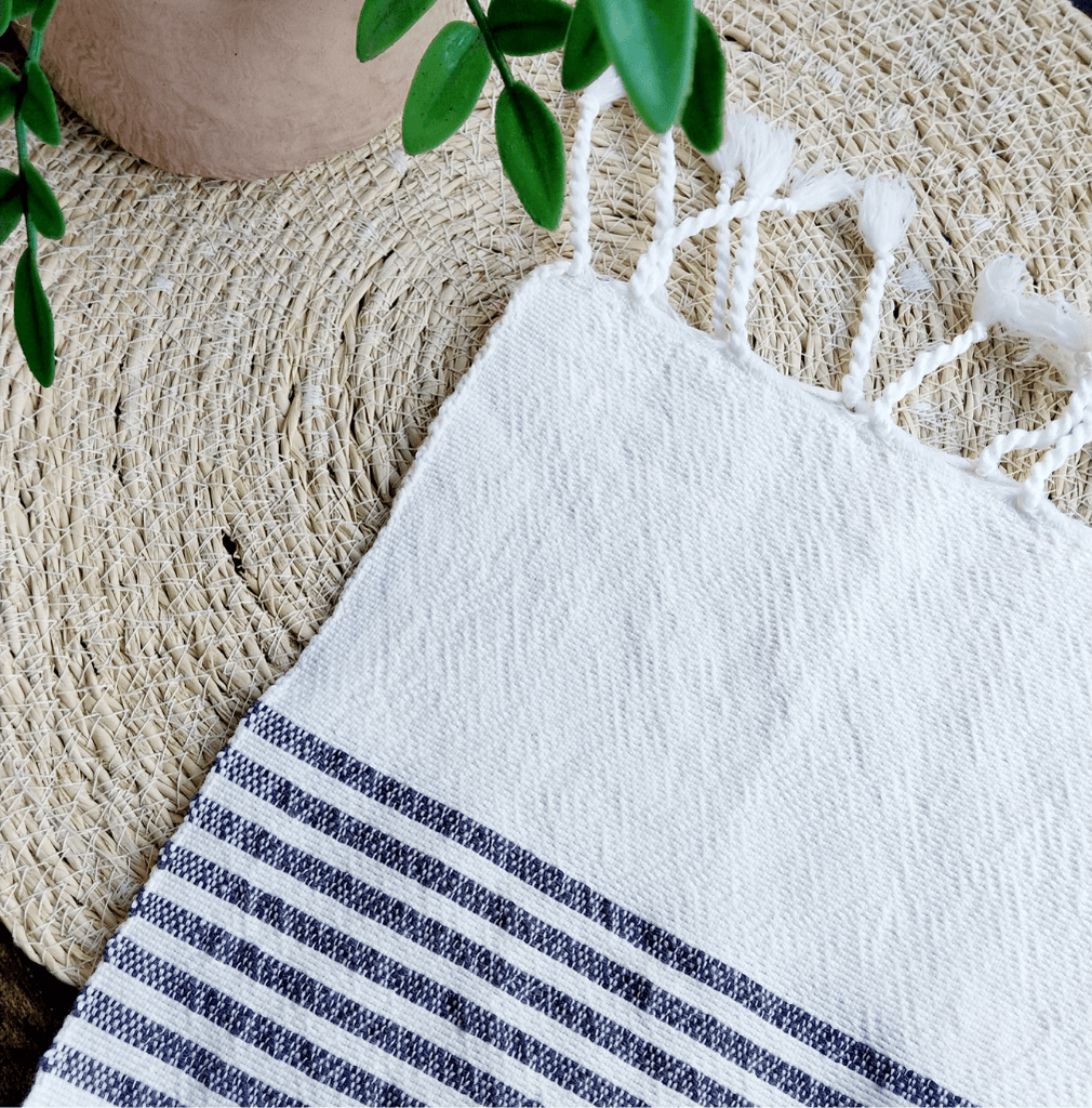 textile 100% coton - Fouta artisanale marocaine - bien être féminin