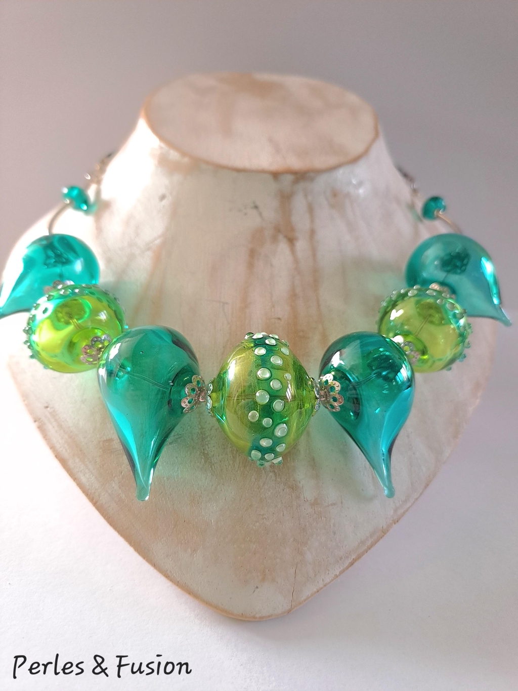 Perles et Fusion - créations en verre filé au chalumeau