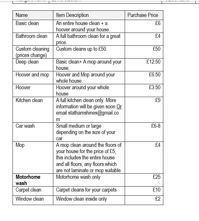 Our Prices